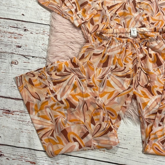 NWT L*space X Tessa Brooks Catalina Pant Oversized Top in Psychedelic Summer - Picture 5 of 11